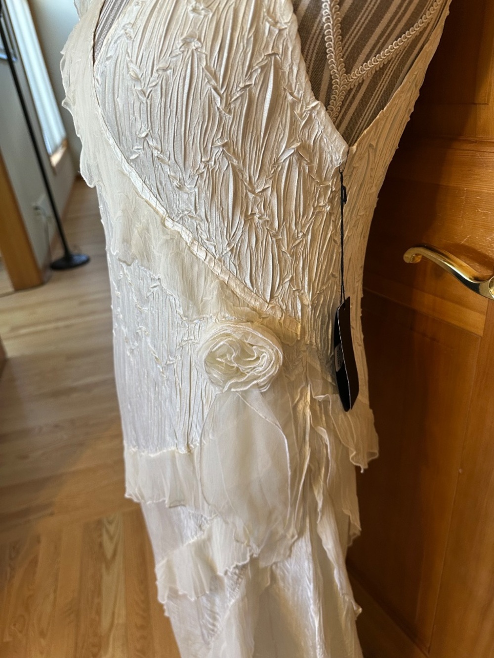 NWT Komarov Ivory Evening/Wedding Dress - Picture 4 of 7